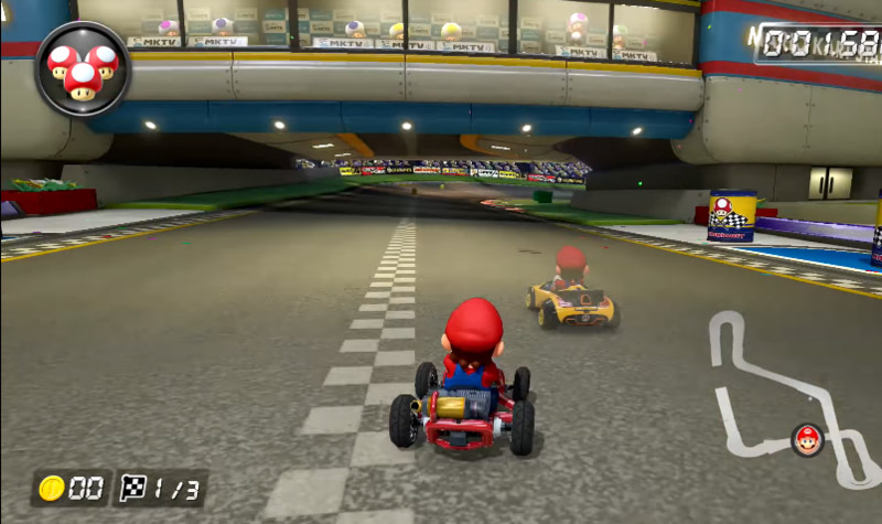 Mario vs. Ghost - Mario Kart 8 Deluxe